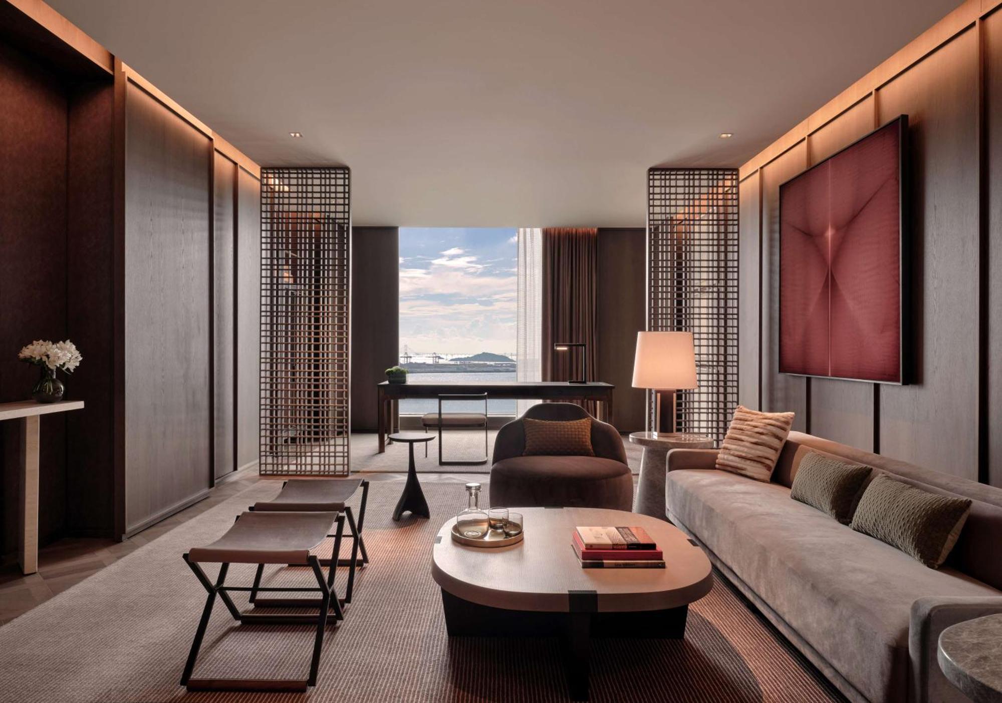 Conrad Shenzhen, The First Art Museum Hotel In Greater Bay Area With The Stunning Bay And Sunset View In The Hotel Terrace المظهر الخارجي الصورة